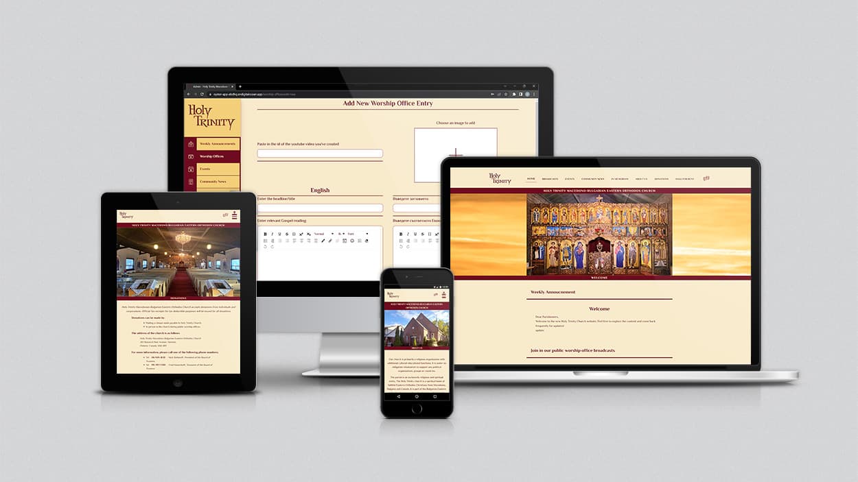 Holy Trinity Macedono-Bulgarian Church Website